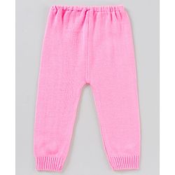 Babyhug Full Length Lounge Pant Solid Color - Pink