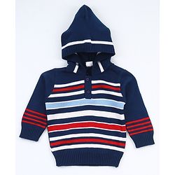 Babyhug Full Sleeves Sweater Set -Pink