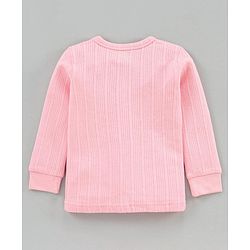 Babyhug Full Sleeves Thermal Vests - Pink