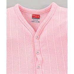 Babyhug Full Sleeves Thermal Vests - Pink