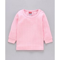 Babyhug Full Sleeves Thermal Vest - Pink