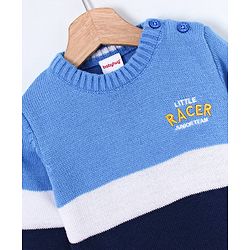Babyhug Full Sleeves Pullover Stripes Sweater - Multicolour