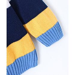 Babyhug Full Sleeves Pullover Stripes Sweater - Multicolour