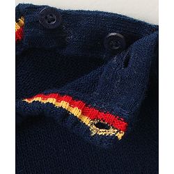 Babyhug Full Sleeves Pull On Sweater - Blue