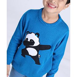 Babyhug Full Sleeves Sweater  - Blue