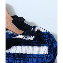 Babyhug Full Sleeves Sweater - Blue