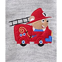 Babyhug Full Sleeves Pull Over Sweater - Grey