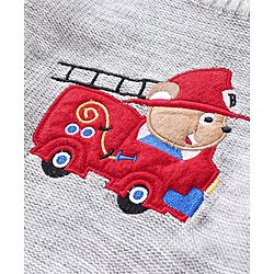 Babyhug Full Sleeves Pull Over Sweater - Grey