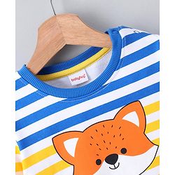 Babyhug Full Sleeves Sweatshirt Stripes - Multicolor