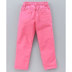 Babyhug Full Sleeves Top & Full Length Jeans - Blue Pink