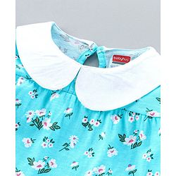 Babyhug Full Sleeves Top & Full Length Jeans - Blue Pink