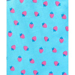 Babyhug Singlet Sleeves 100% Cotton Slips Strawberry Print Pack of 3 - Pink Blue
