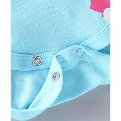 Babyhug 100% Cotton Printed Onesie - Blue