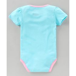 Babyhug Half Sleeves 100% Cotton Onesie Minnie Mouse Print Pack of 3 - Blue Pink