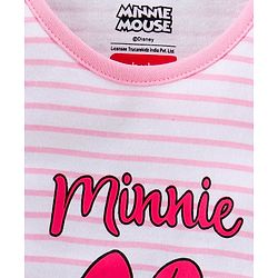 Babyhug Half Sleeves 100% Cotton Onesie Minnie Mouse Print Pack of 3 - Blue Pink