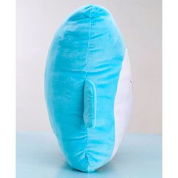 Babyhug Penguin Shaped Premium Plush Cushion - Blue