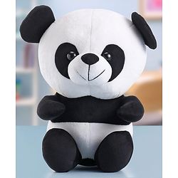 Babyhug Panda Soft Toy for Kids|Huggable Plush Buddy|Boosts Imagination& Emotional Skills| Fun and Engaging Playtime Pal|BIS Certified|2 Yrs+|Height-30 cm|Black & White