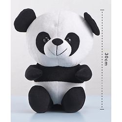 Babyhug Panda Soft Toy for Kids|Huggable Plush Buddy|Boosts Imagination& Emotional Skills| Fun and Engaging Playtime Pal|BIS Certified|2 Yrs+|Height-30 cm|Black & White