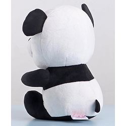 Babyhug Panda Soft Toy for Kids|Huggable Plush Buddy|Boosts Imagination& Emotional Skills| Fun and Engaging Playtime Pal|BIS Certified|2 Yrs+|Height-30 cm|Black & White