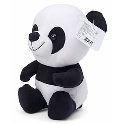Babyhug Panda Soft Toy for Kids|Huggable Plush Buddy|Boosts Imagination& Emotional Skills| Fun and Engaging Playtime Pal|BIS Certified|2 Yrs+|Height-30 cm|Black & White
