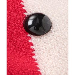 Babyhug Woollen Cap and Muffler Set Red - Diameter 9 cm