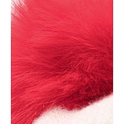 Babyhug Woollen Cap and Muffler Set Red - Diameter 9 cm
