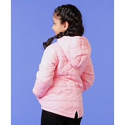 Babyhug Full Sleeves Padded Jacket - Pink