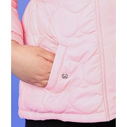 Babyhug Full Sleeves Padded Jacket - Pink