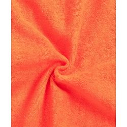 Babyhug Three Fourth Sleeves Hooded Bath Robe Frog Embroidery - Orange