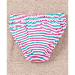 Babyhug 100% Cotton Panties Pack of 3 - Pink White