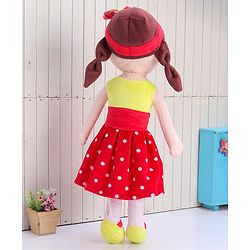 Babyhug Sophie Candy Doll Red Yellow - Height 50 cm
