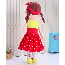 Babyhug Sophie Candy Doll Red Yellow - Height 50 cm