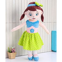 Babyhug Sophie Candy Doll Blue Green - Height 50 cm
