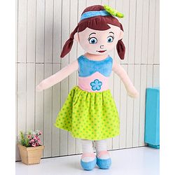 Babyhug Sophie Candy Doll Blue Green - Height 50 cm
