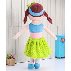 Babyhug Sophie Candy Doll Blue Green - Height 50 cm