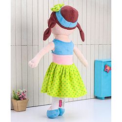 Babyhug Sophie Candy Doll Blue Green - Height 50 cm