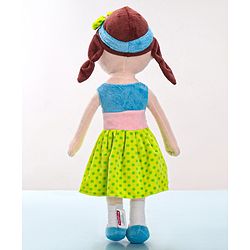Babyhug Sophie Candy Doll Blue Green - Height 50 cm