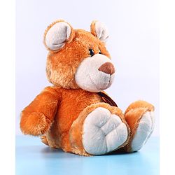 Babyhug Buddy Bear Soft Toy Light Brown - Height  38 cm