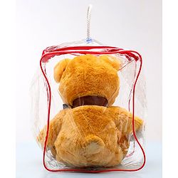 Babyhug Buddy Bear Soft Toy Light Brown - Height  38 cm