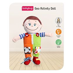 Babyhug Geo Activity Candy Doll - Height 40 cm