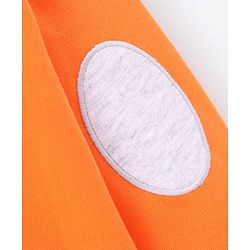 Babyhug Full Sleeves Sweatshirt Fox Embroidery - Orange
