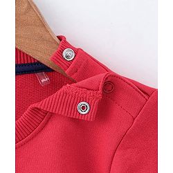 Babyhug Full Sleeves Sweatshirt - Red