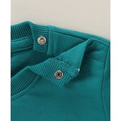 Babyhug Full Sleeves Sweatshirt Animal Print - Green