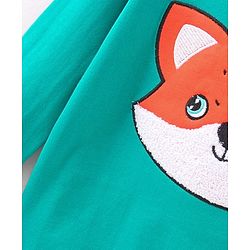 Babyhug Full Sleeves Sweatshirt Animal Print - Green