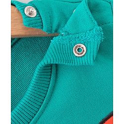 Babyhug Full Sleeves Sweatshirt Animal Print - Green