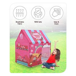 Babyhug Playtime Candy Shop Foldable Tent House | Portable Play Tent | Ignites Imaginative Adventures & Fun | Easy-to-Store & Child-Safe | BIS Certified
