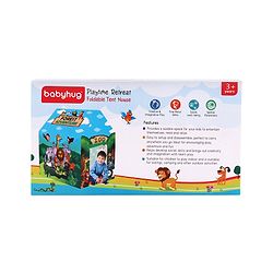 Babyhug Playtime Candy Shop Foldable Tent House | Portable Play Tent | Ignites Imaginative Adventures & Fun | Easy-to-Store & Child-Safe | BIS Certified