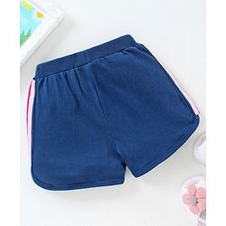 Babyhug Mid Thigh Length Shorts Minnie Mouse Print - Blue