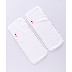 Babyhug Free Size Reusable Cloth Nappies  With 2 SmartDry Inserts Elephant Print - Violet