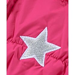 Babyhug Full Sleeves Hooded Padded Jacket - Pink